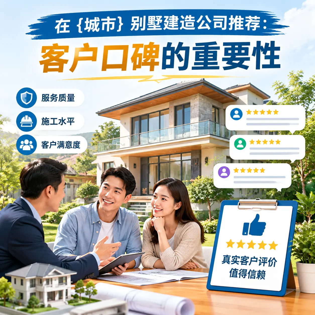 在 西秀 别墅建造公司推荐：客户口碑的重要性