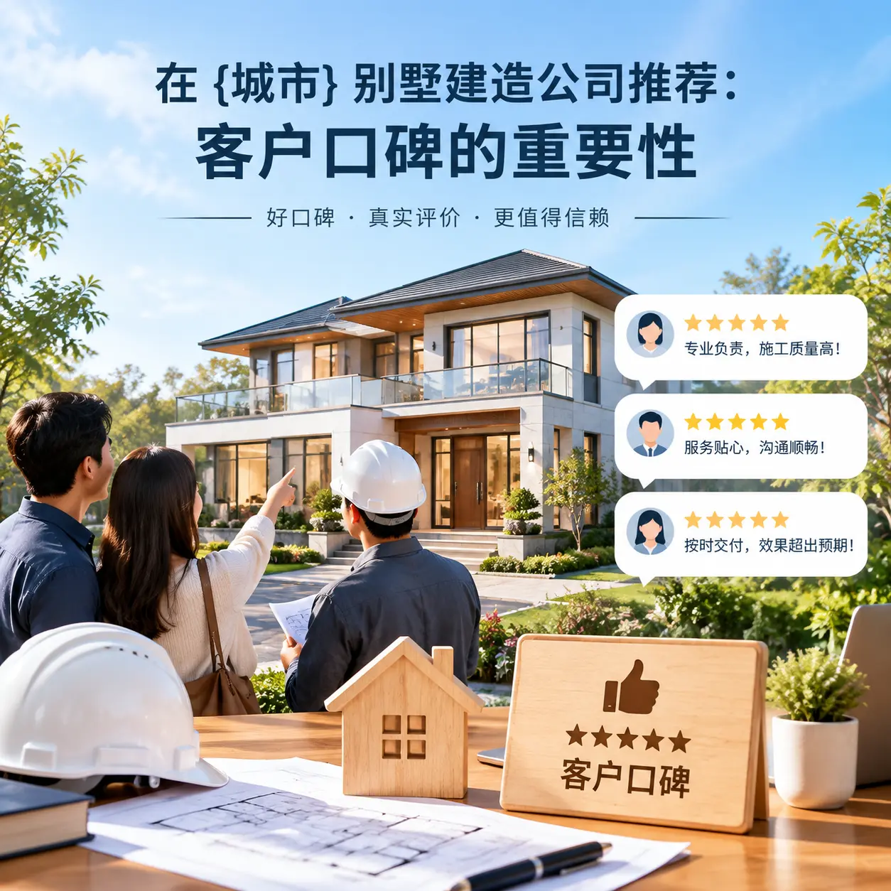 在 西秀 别墅建造公司推荐:客户口碑的重要性
