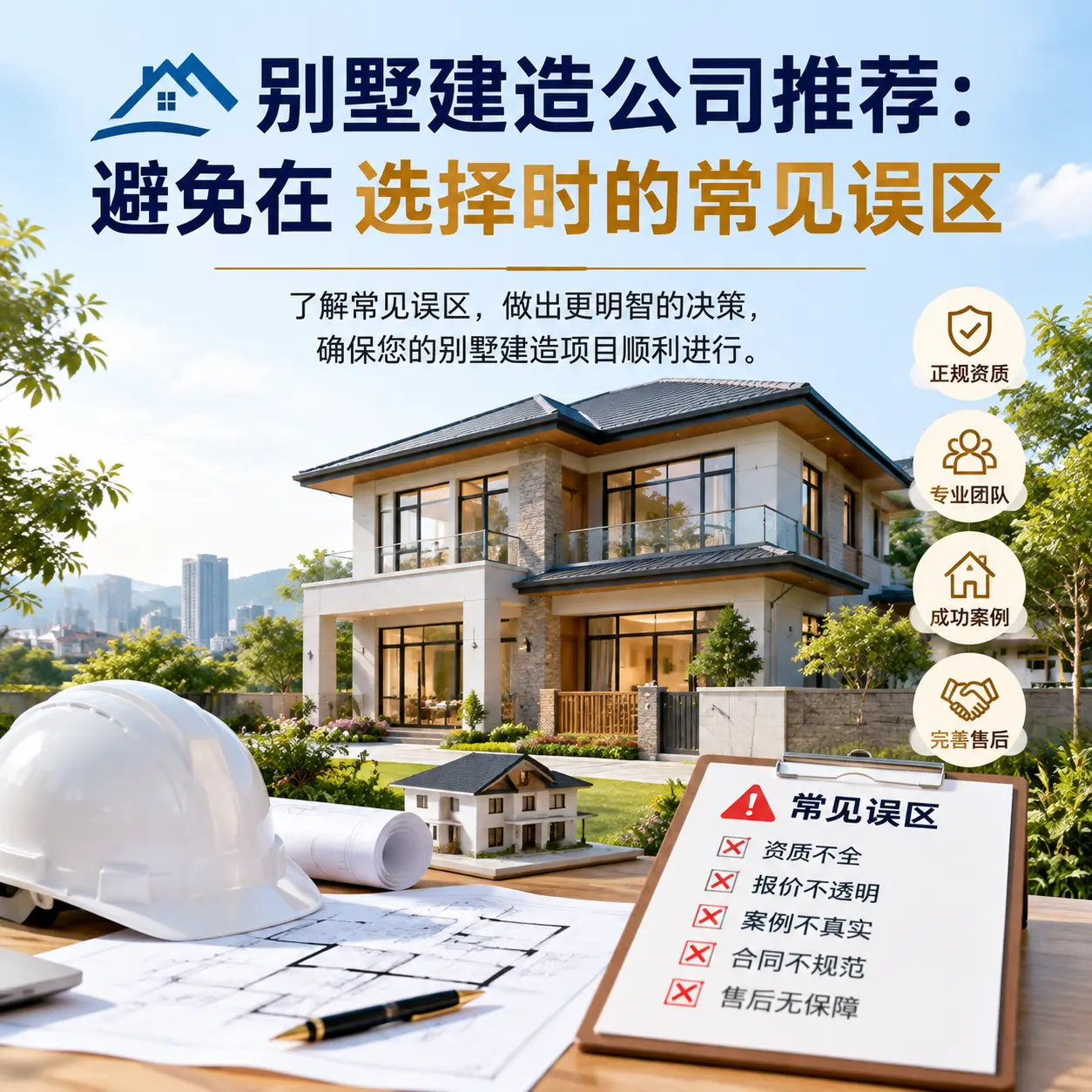 别墅建造公司推荐：避免在 西秀 选择时的常见误区
