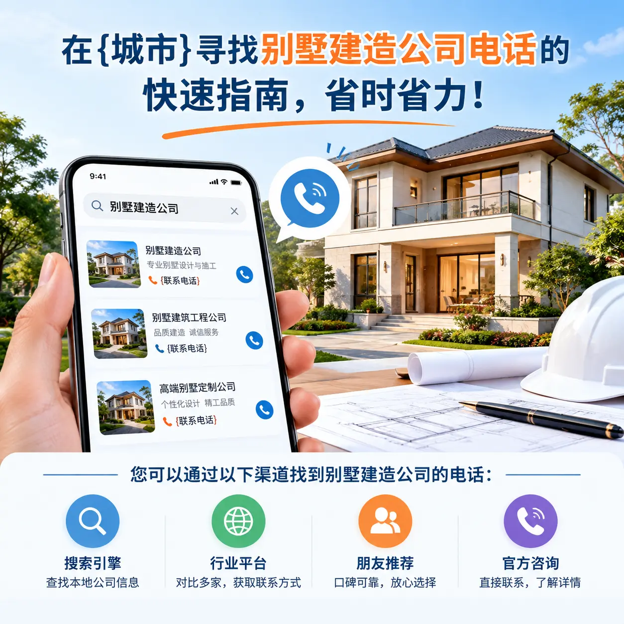 在西秀寻找别墅建造公司电话的快速指南,省时省力!