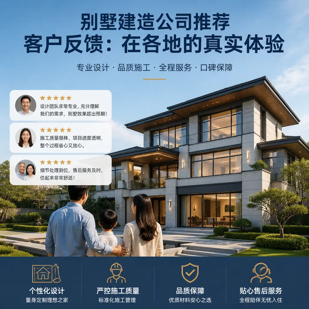 别墅建造公司推荐的客户反馈:在 西秀 的真实体验