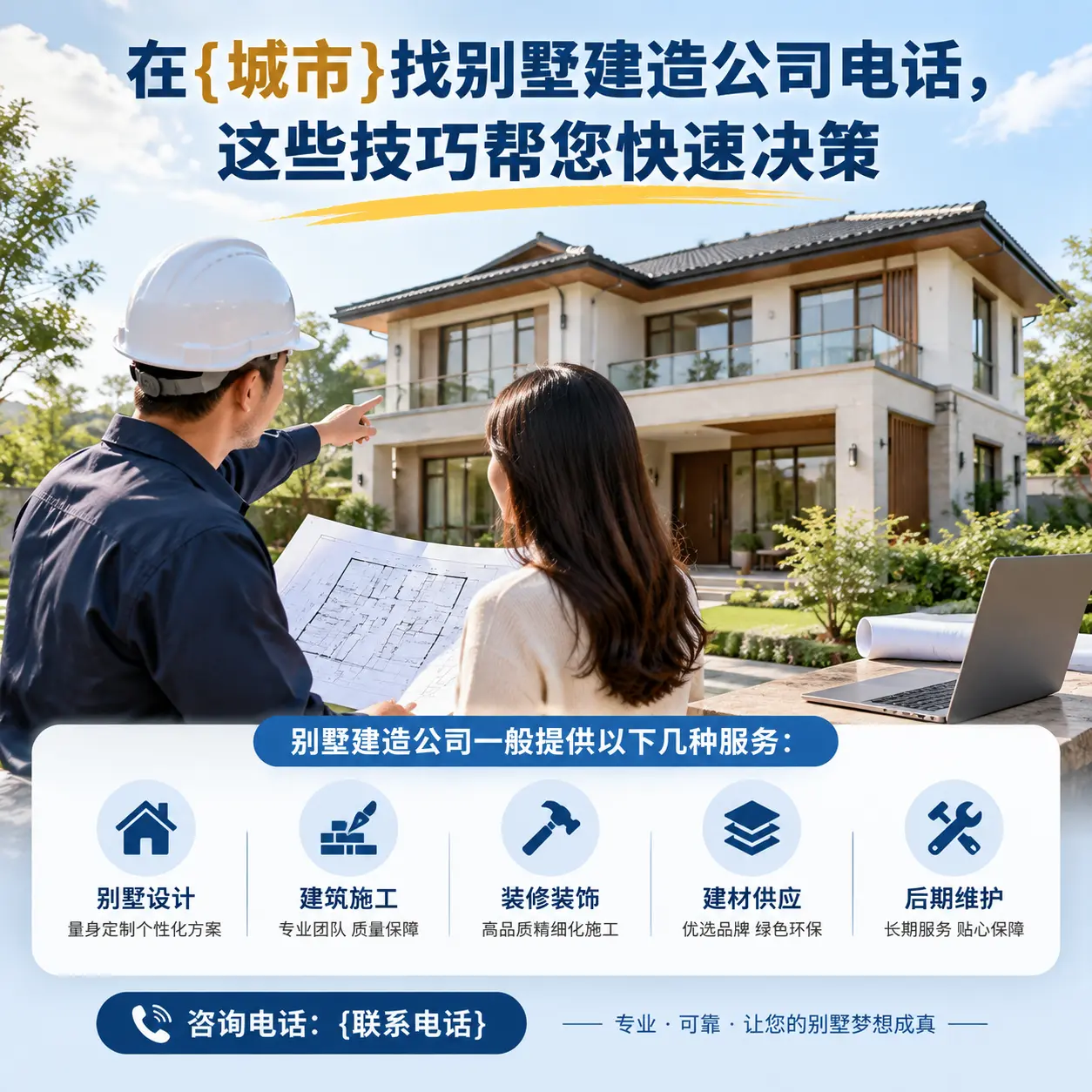 在西秀找别墅建造公司电话，这些技巧帮您快速决策