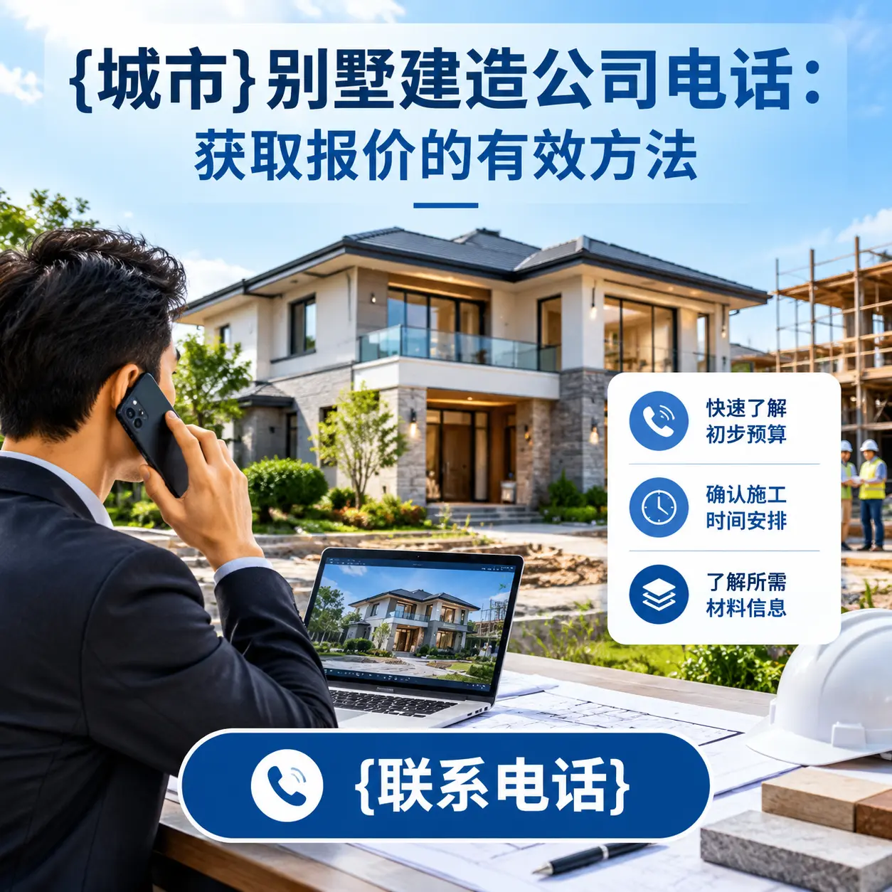 西秀别墅建造公司电话：获取报价的有效方法