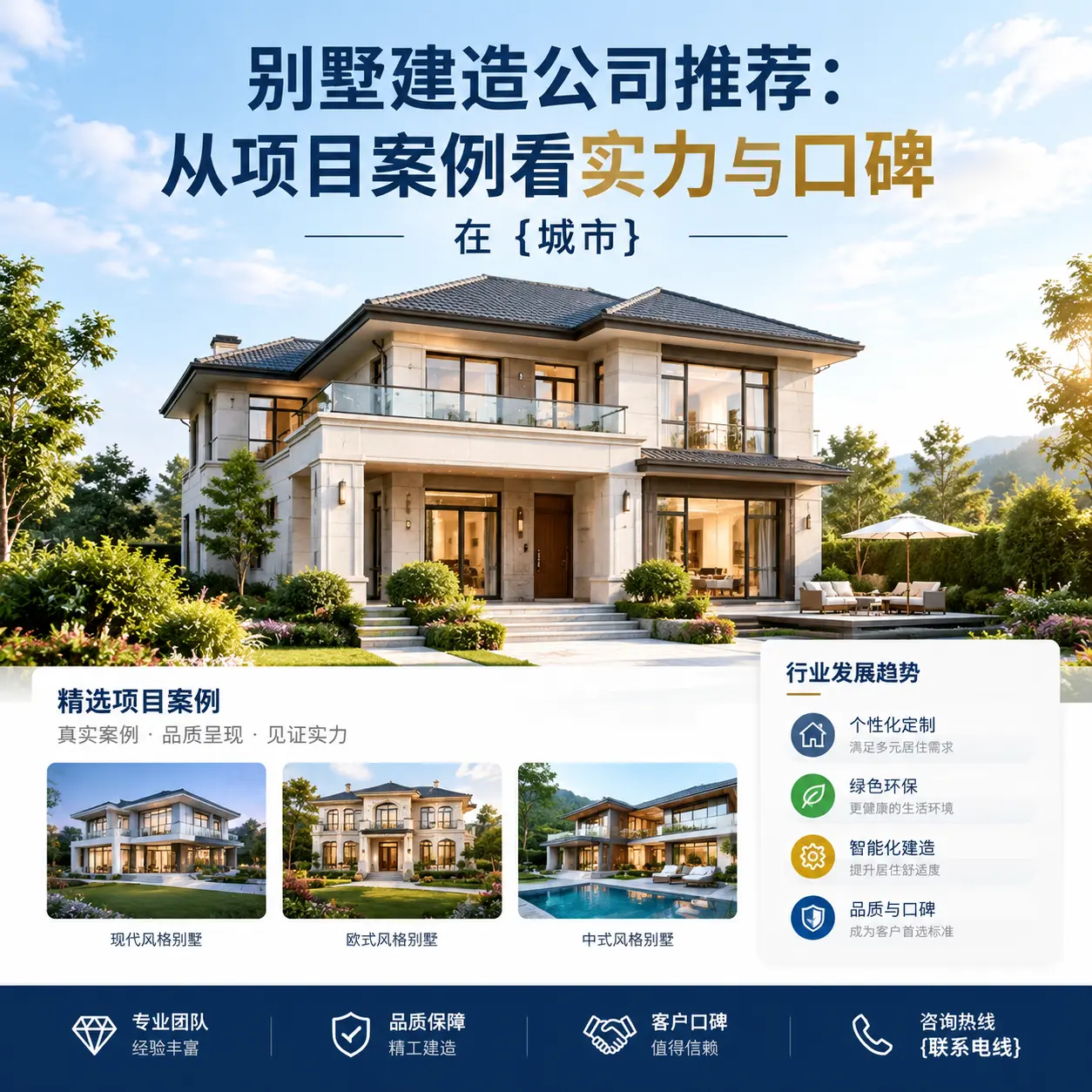 别墅建造公司推荐：从项目案例看实力与口碑在 西秀